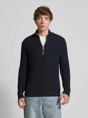 Bluza z kołnierzem o kroju regular fit z czystej bawełny Marc O'Polo DENIM