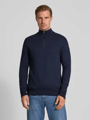 Bluza z kołnierzem o kroju regular fit z czystej bawełny model ‘BERG’ Selected Homme