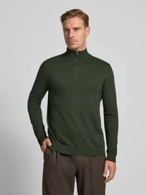 Bluza z kołnierzem o kroju regular fit z czystej bawełny model ‘BERG’ Selected Homme