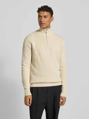 Bluza z kołnierzem o kroju regular fit z czystej bawełny model ‘DANE’ Selected Homme