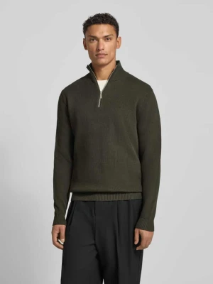 Bluza z kołnierzem o kroju regular fit z czystej bawełny model ‘DANE’ Selected Homme