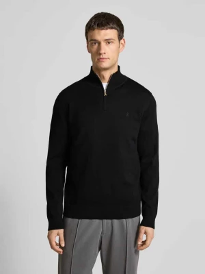 Bluza z kołnierzem o kroju regular fit z czystej bawełny model ‘FAABES’ ARMEDANGELS