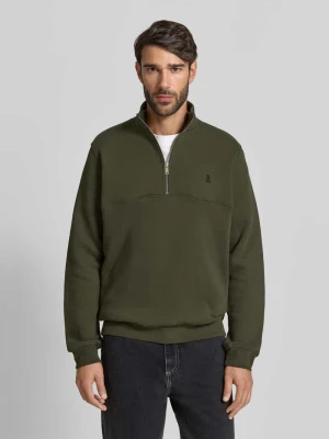 Bluza z kołnierzem o kroju regular fit z czystej bawełny model ‘WAARLO’ ARMEDANGELS