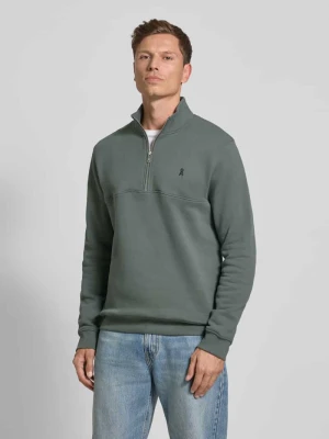Bluza z kołnierzem o kroju regular fit z czystej bawełny model ‘WAARLO FLEECE’ ARMEDANGELS