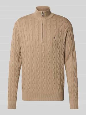 Bluza z kołnierzem o kroju regular fit z czystej bawełny Tommy Hilfiger