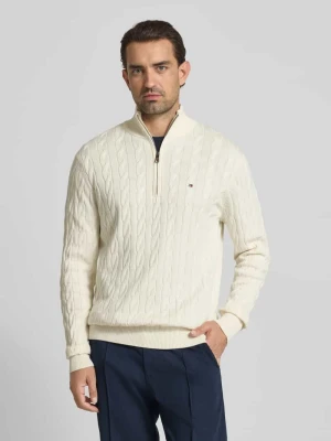 Bluza z kołnierzem o kroju regular fit z czystej bawełny Tommy Hilfiger