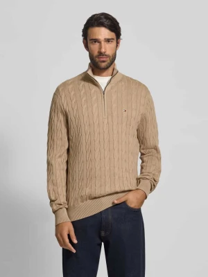 Bluza z kołnierzem o kroju regular fit z czystej bawełny Tommy Hilfiger