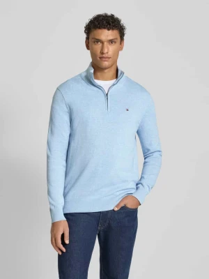 Bluza z kołnierzem o kroju regular fit z czystej bawełny Tommy Hilfiger