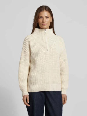 Bluza z kołnierzem o kroju regular fit z imitacji dzianiny FYNCH-HATTON