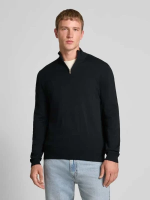 Bluza z kołnierzem o kroju regular fit z mieszanki bawełny i wiskozy model ‘LOUI’ Only & Sons