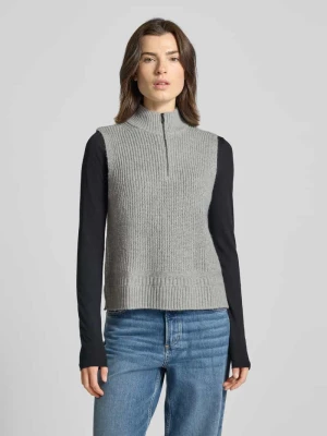 Bezrękawnik o kroju regular fit z mieszanki bawełny Tom Tailor