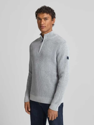 Bluza z kołnierzem o kroju regular fit z mieszanki bawełny Tom Tailor