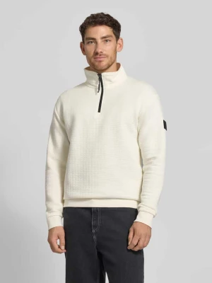 Bluza z kołnierzem o kroju regular fit z mieszanki bawełny Tom Tailor Denim