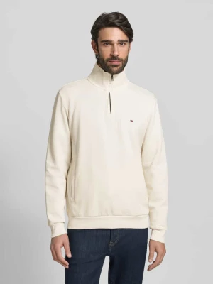 Bluza z kołnierzem o kroju regular fit z mieszanki bawełny Tommy Hilfiger