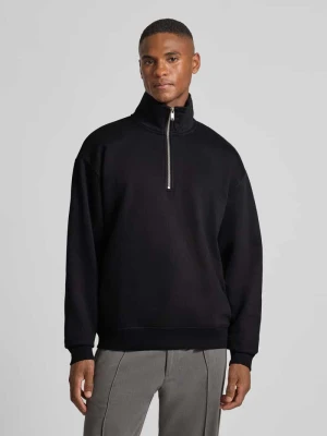 Bluza z kołnierzem o kroju regular fit z zamkiem błyskawicznym MCNEAL