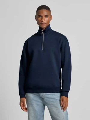 Bluza z kołnierzem o kroju regular fit z zamkiem błyskawicznym MCNEAL