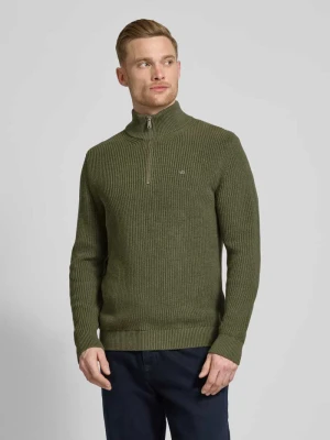 Bluza z kołnierzem z wyhaftowanym logo Christian Berg Men