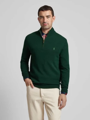 Bluza z kołnierzem z wyhaftowanym logo Polo Ralph Lauren