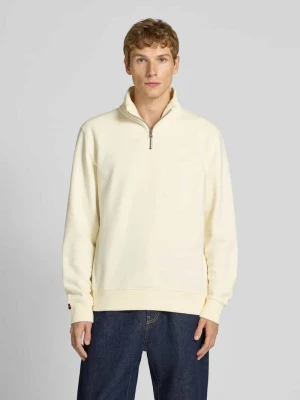 Bluza z kołnierzem zapinanym i wyhaftowanym logo Superdry