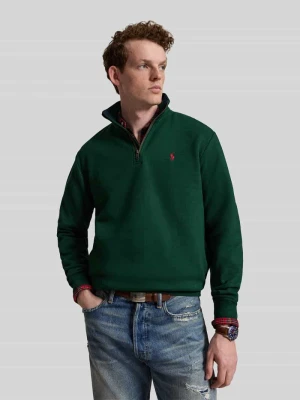Bluza z kołnierzem zapinanym Polo Ralph Lauren Ciemnozielony