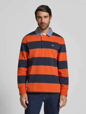 Bluza z kołnierzykiem polo Gant