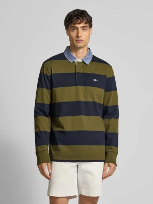 Bluza z kołnierzykiem polo Gant