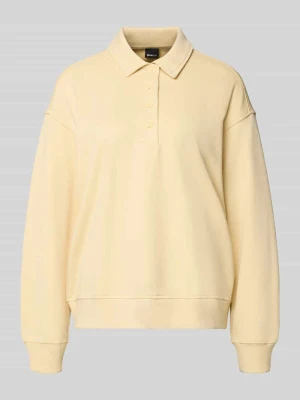 Bluza z kołnierzykiem polo i listwą guzikową Gina Tricot