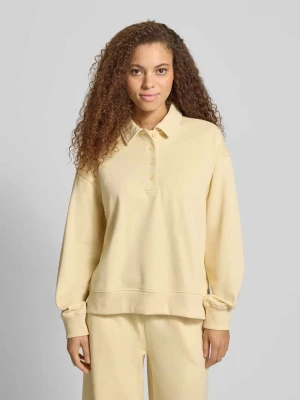 Bluza z kołnierzykiem polo i listwą guzikową Gina Tricot