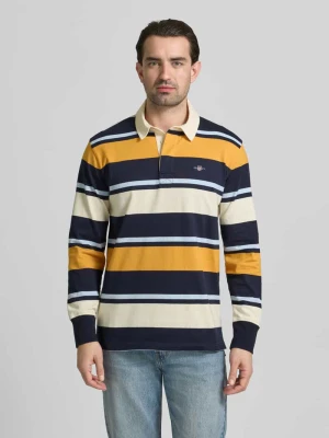 Bluza z kołnierzykiem polo i wyhaftowanym logo Gant