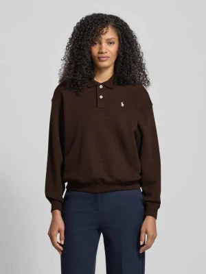 Zdjęcie produktu Bluza z kołnierzykiem polo i wyhaftowanym logo Polo Ralph Lauren