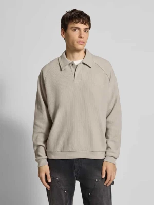 Bluza z kołnierzykiem polo REVIEW