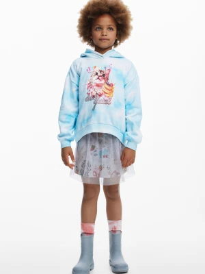 Bluza z kotem i chmurami Desigual