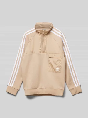 Bluza z krótką listwą z zamkiem błyskawicznym model ‘CREW MAGBEI’ adidas Originals