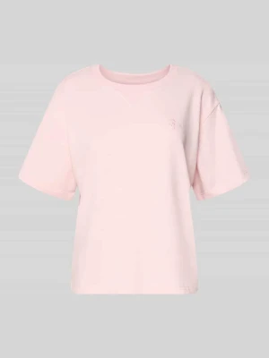 Bluza z krótkim rękawem z haftem REVIEW