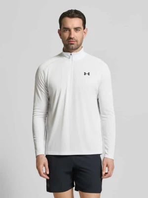 Bluza z krótkim zamkiem błyskawicznym i nadrukiem z logo Under Armour