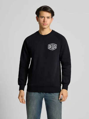 Bluza z logo i okrągłym dekoltem DEUS EX MACHINA