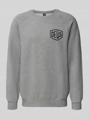 Bluza z logo i okrągłym dekoltem DEUS EX MACHINA