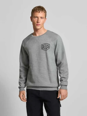 Bluza z logo i okrągłym dekoltem DEUS EX MACHINA