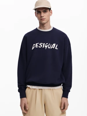 Bluza z logo o teksturze Desigual