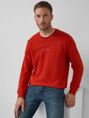 Bluza z logo s.Oliver czerwony