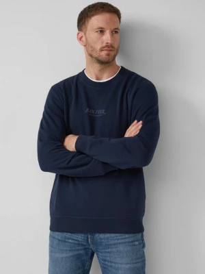 Bluza z logo s.Oliver niebieski