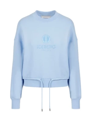 Bluza z logo w jasnoniebieskim kolorze Iceberg