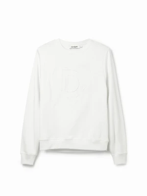 Bluza z logo z efektem tłoczenia Desigual