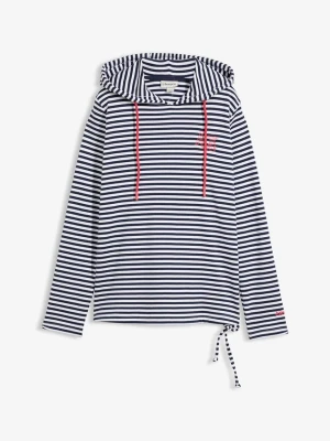 Bluza z materiału interlock z bawełny organicznej BonPrix niebieski
