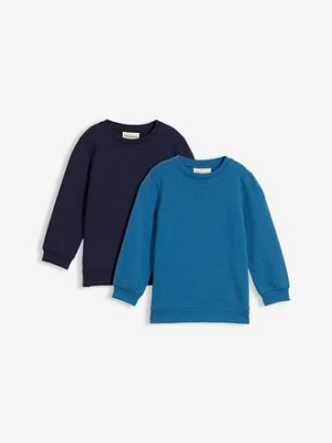 Bluza z miękkiego materiału z bawełną (2 szt.) bonprix