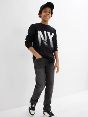 Bluza z miękkiego materiału z bawełną bonprix