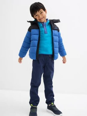 Bluza z miękkiego polaru z kapturem bonprix