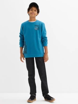 Bluza z miękkiej mieszanki bawełny bonprix