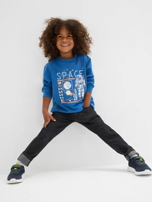 Bluza z miękkiej mieszanki bawełny bonprix