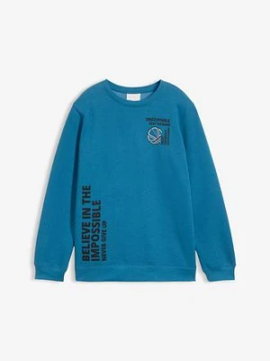 Bluza z miękkiej mieszanki bawełny bonprix